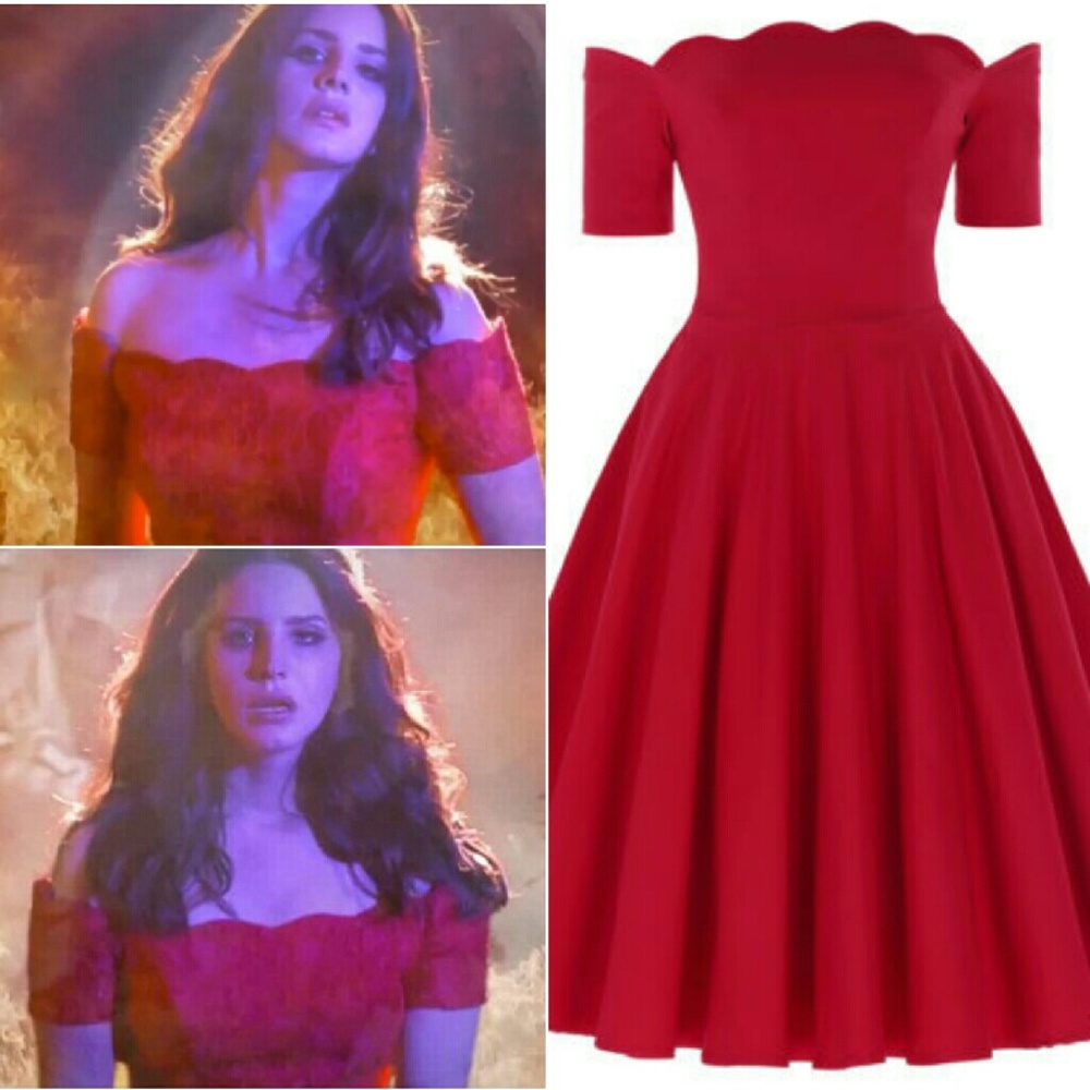 Lana Del Rey vintage dress